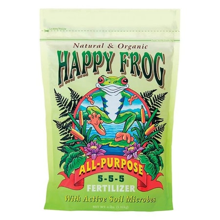 Foxfarm 7739352 Happy Frog All Purpose Organic Fertilizer; 4 Lbs